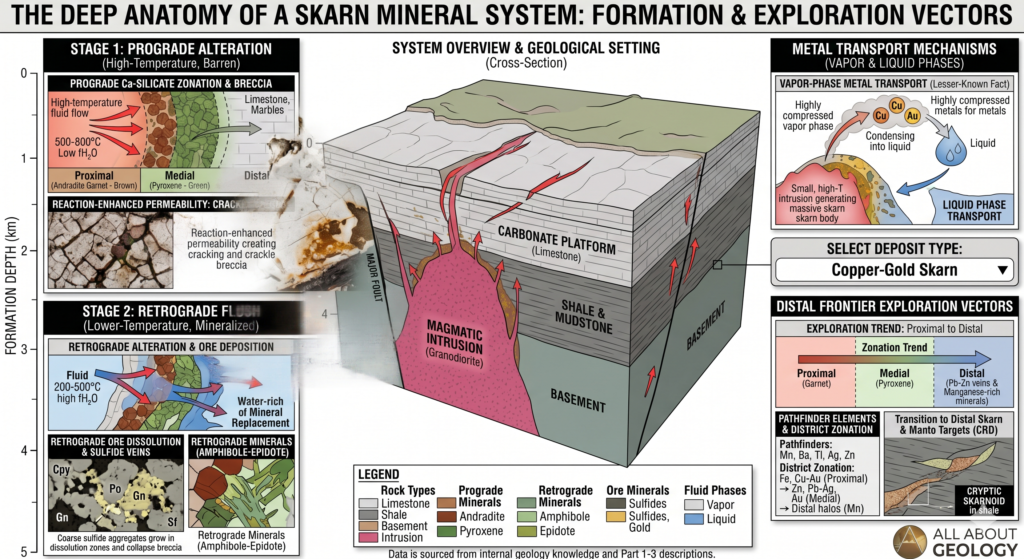 SKARN-FORMATION