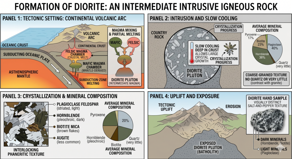 Diorite-Formation