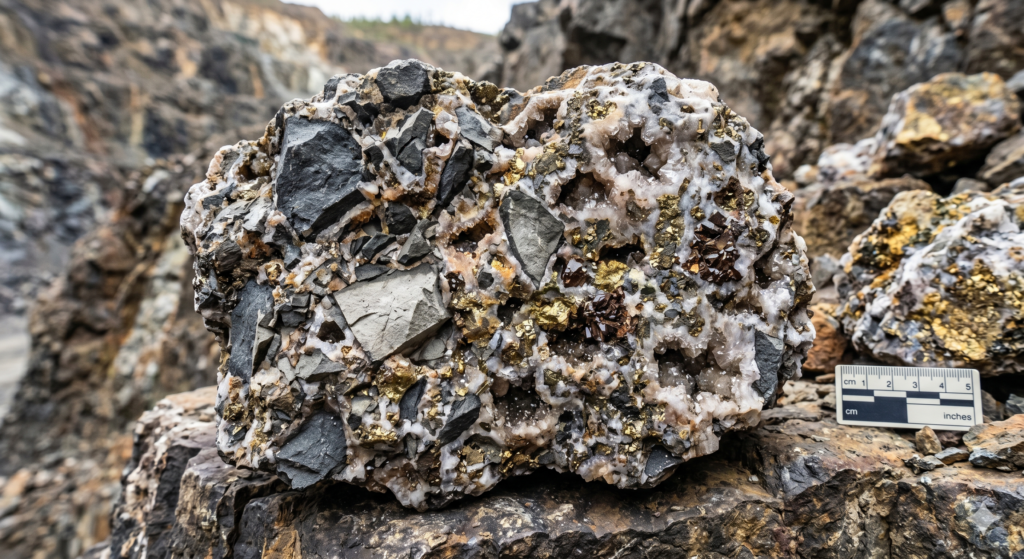 Hydrothermal breccia