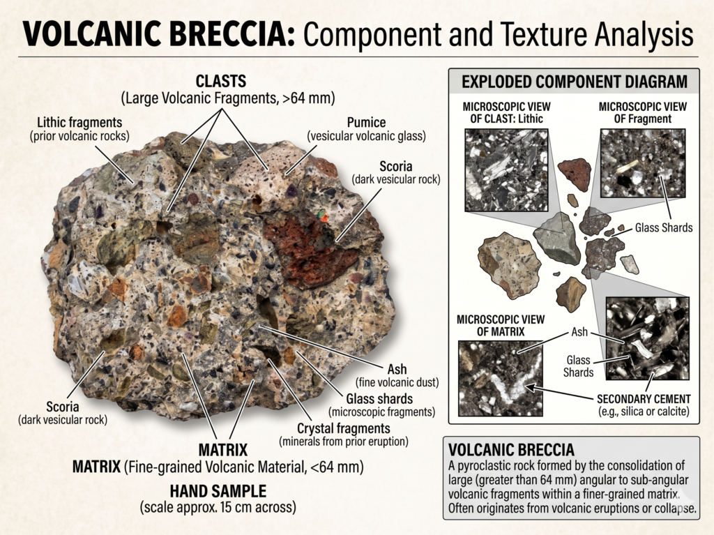 Volcanic (Pyroclastic / Autoclastic) Breccia