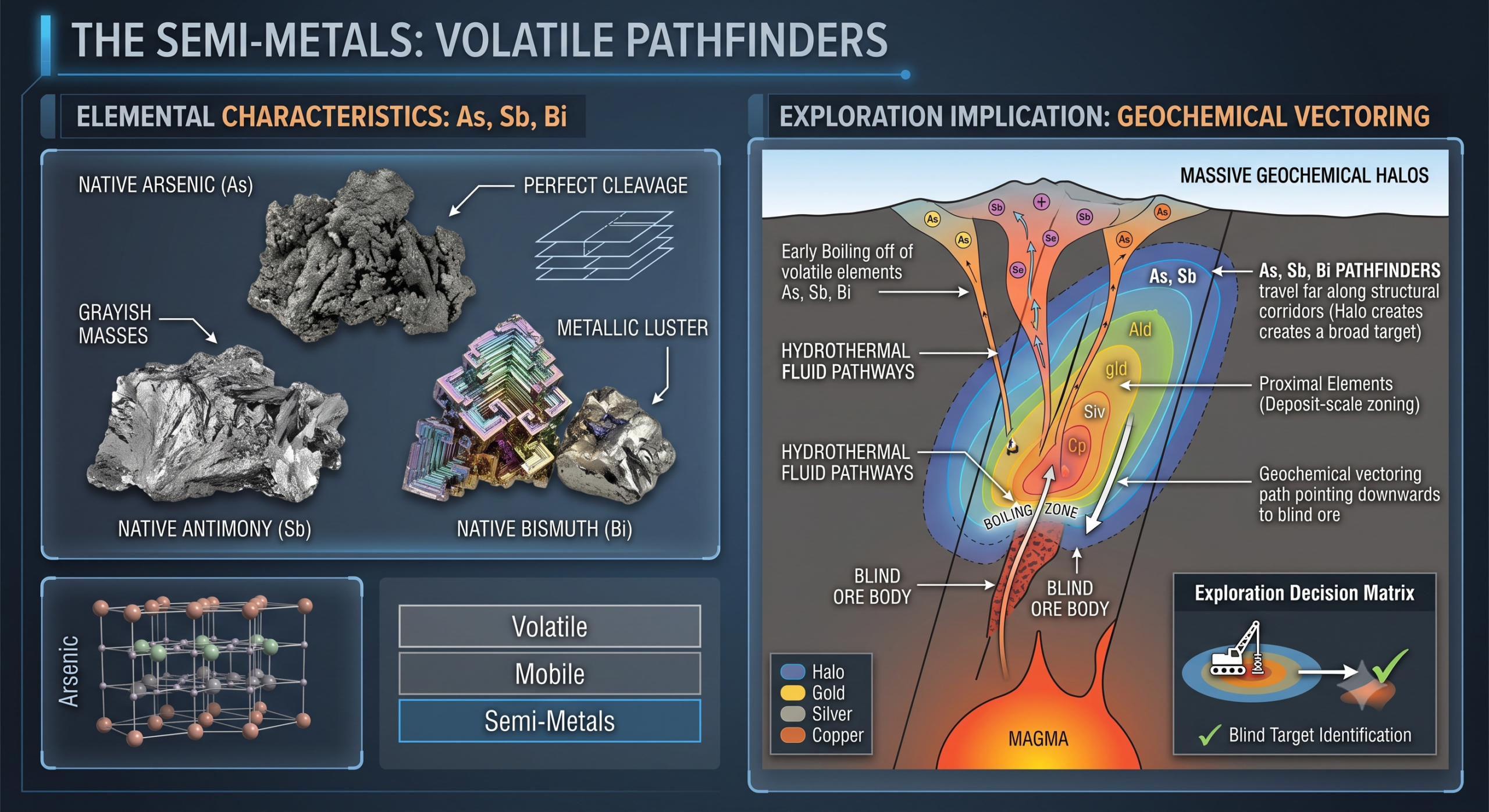 Bismuth-Antimony-Arsenic Pathfinder
