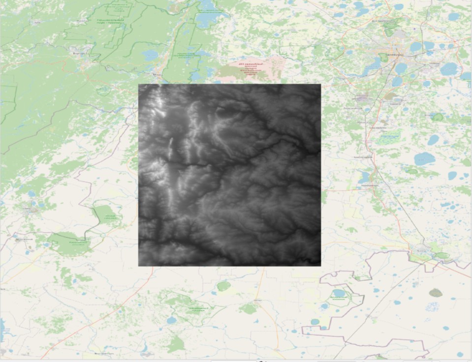 SRTM elevation data download and hillshade terrain in QGIS